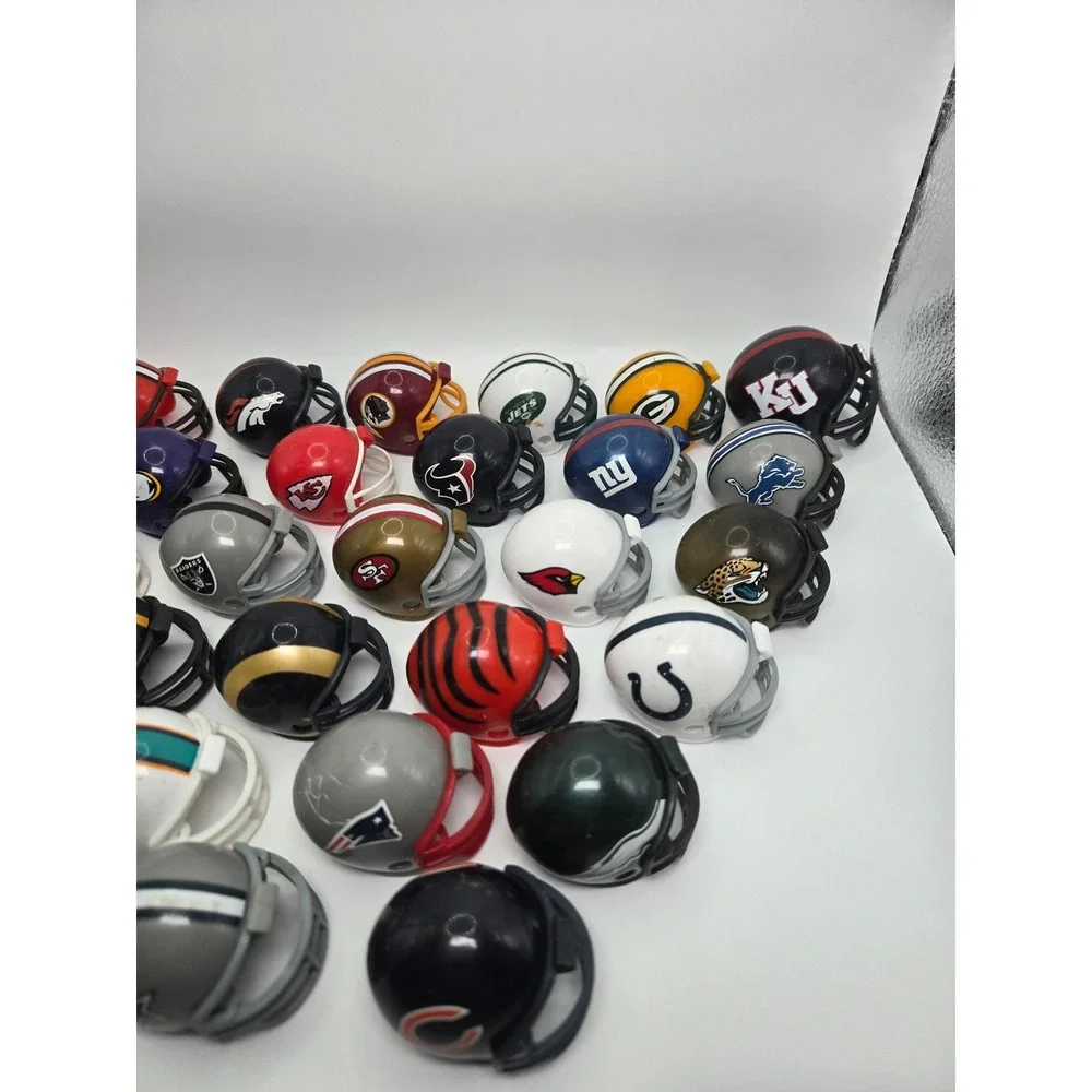 Riddell NFL Mini Helmets Lot x27 Assorted Teams Football Display Collection‎